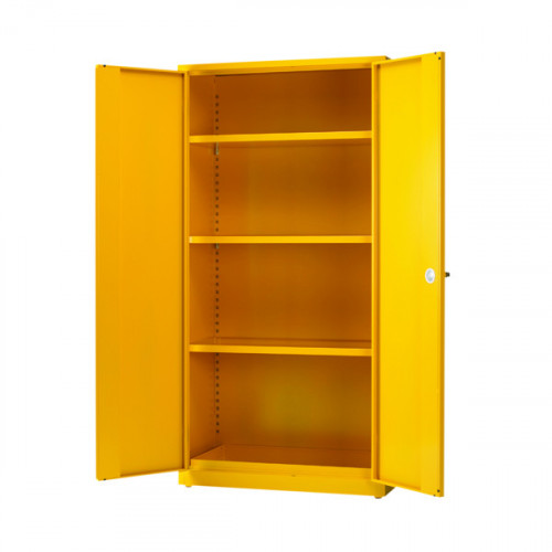 HAZARDOUS STOR CAB 72X36X18IN YLW