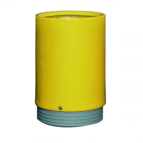 Outdoor Open Top Bin 75 Litre Yellow 321779