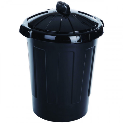 DUSTBIN 80 LITRE BLACK 379770