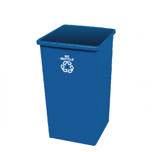 132.50L PAPER RECYCLING BIN BLU