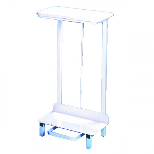 Pedal Operated Sack Holder Freestanding 92 Litre White 330310