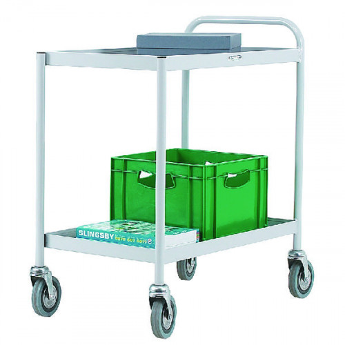 2 SHELF GENERAL TROLLEY GREY 331490