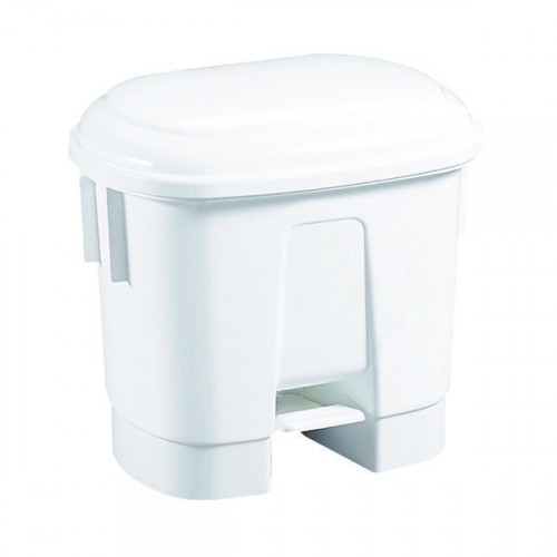 30 LITRE WHITE PLASTIC BIN 348020