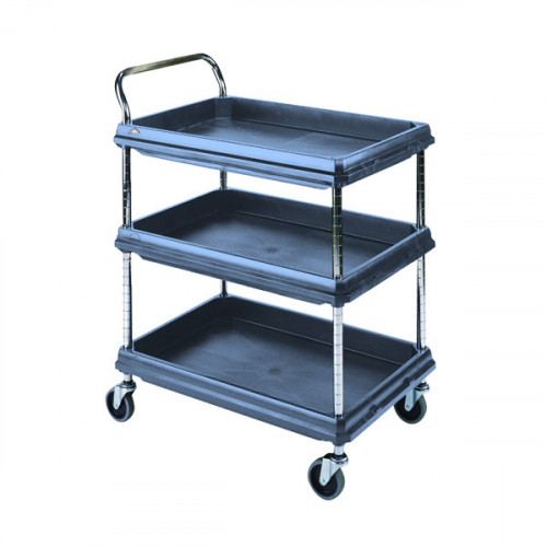 Microban 2 Tier H1041xW832xD546mm Deep Ledge Trolley 360966