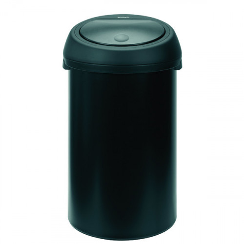 50 LITRE BLACK TOUCH TOP BIN 374038