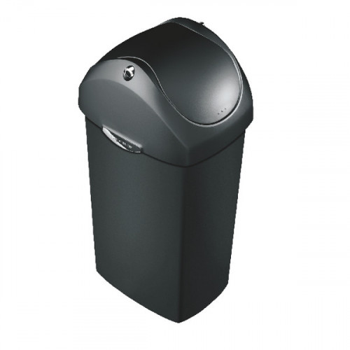 BLACK 40L SWING BIN 376201