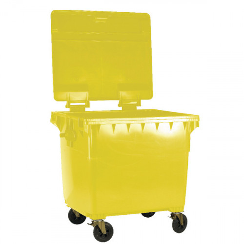 1100L YLW WHEELED BIN / LID 377397