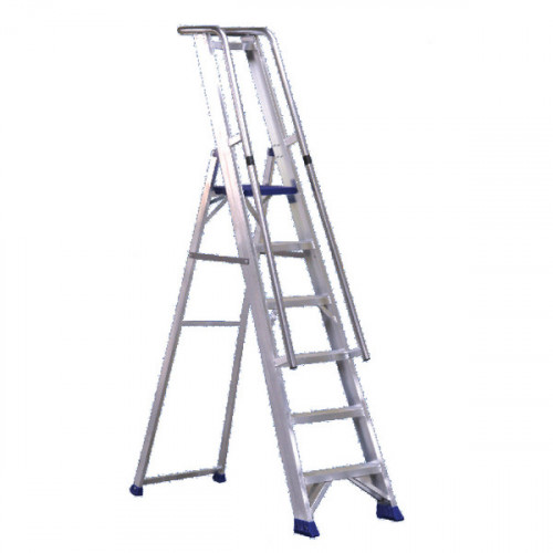 ALUM 7 STEP LADDER/PLATFORM 377857