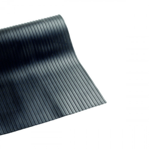 VFM Broad Ribbed 3mm Matting 900mmx10m Black 378749
