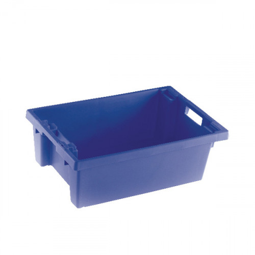 STACK/NEST BOX 600X400X200MM BLUE