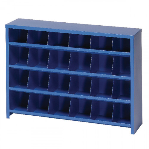 Economy Pigeon Hole 24 Bin Blue 383109