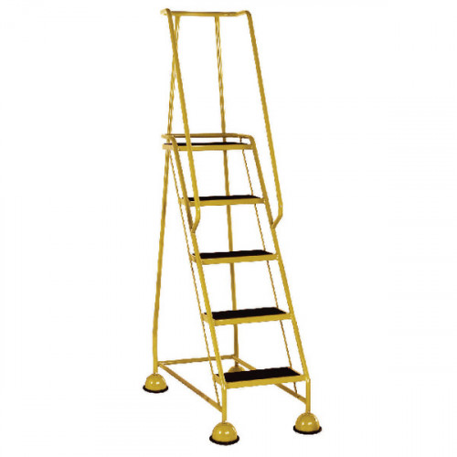 YELLOW 5 TREAD STEP LADDER 385145