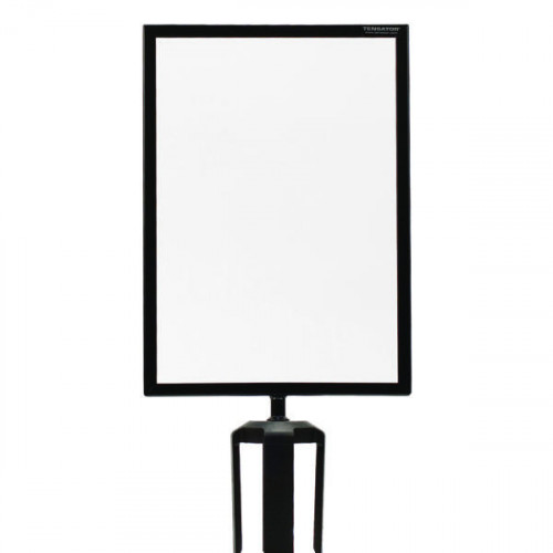 VFM BARRIER SYS SIGN HOLDER A4 BLK
