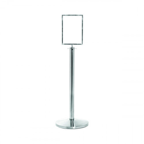 VFM FLAT TOP POST AND SIGN HLDR SLV