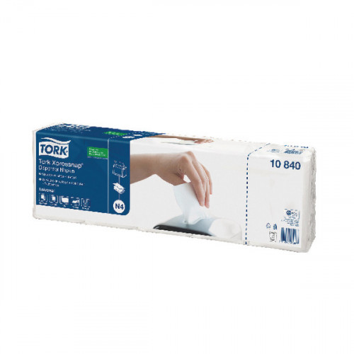 Tork Xpressnap 1-Ply Napkins 4 Fold White (Pack of 1125) 10840