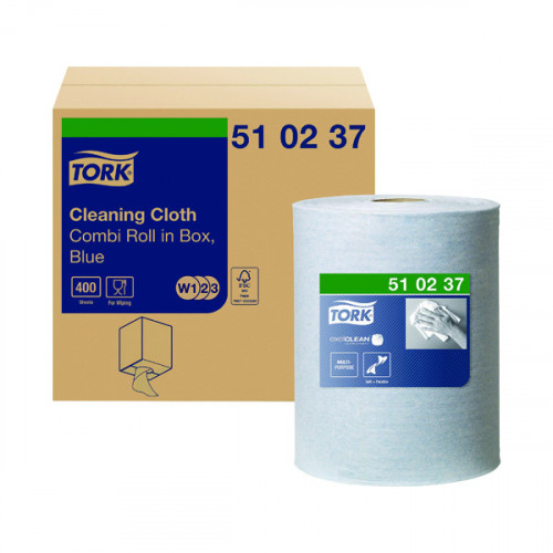 TORK CLOTH COMBI ROLL BLU 152M