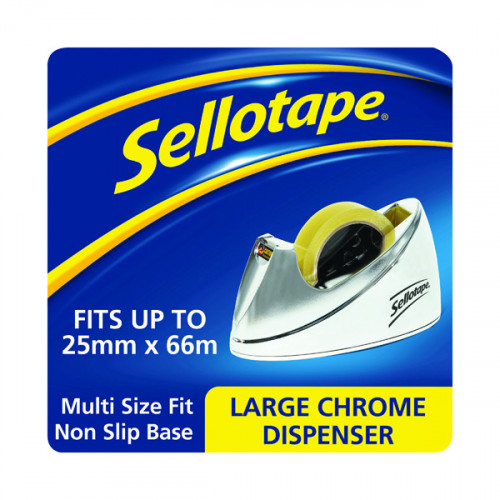 SELLOTAPE CHROME DSPNSRS LRG