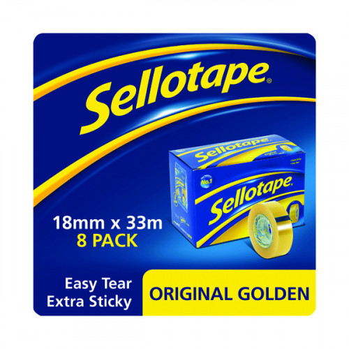 SELLOTAPE GOLDEN TAPE 18MMX33MM