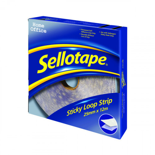 SELLOTAPE STICKY LOOP STRIP