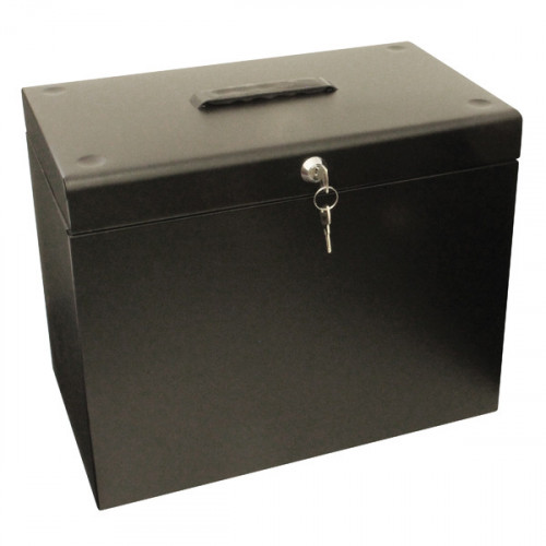CATHEDRAL A4 FILE BOX BLACK A4BK