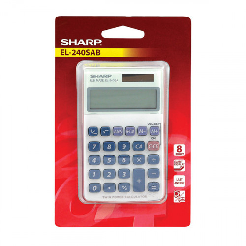 SHARP EL240L HANDHELD CALULATOR
