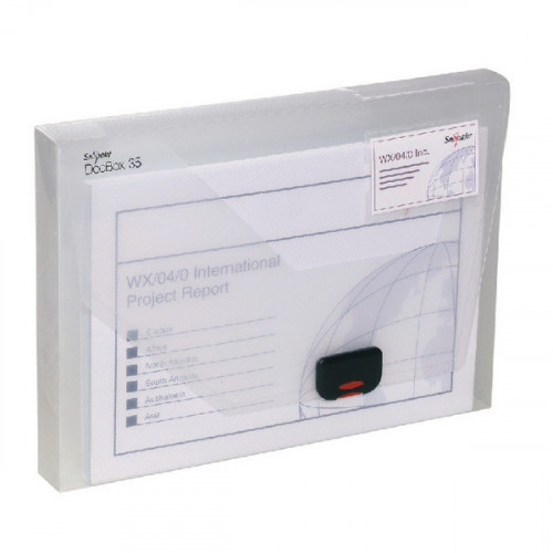 SNOPAKE DOCBOX 35MM CLEAR PK 1