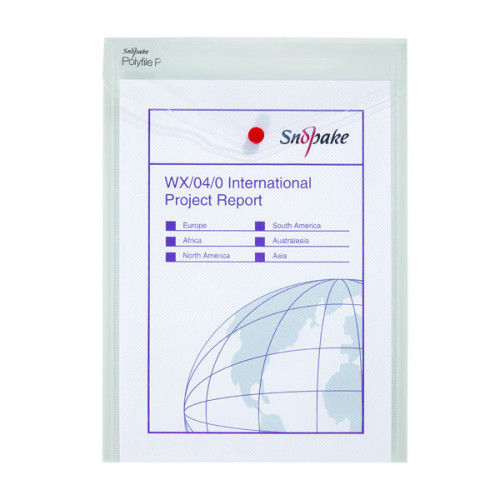 SNOPAKE POLYFILE PORTRAIT A4 CLR PK5