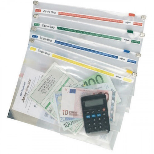 SNOPAKE ZIPPA BAG A4 AST PK25