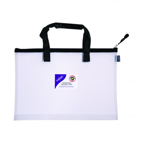 Snopake EVA Mesh High Capacity Project Zippa Bag A4 405x280mm Black 15870