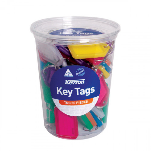 KEVRON STANDARD KEY TAGS AST PK50
