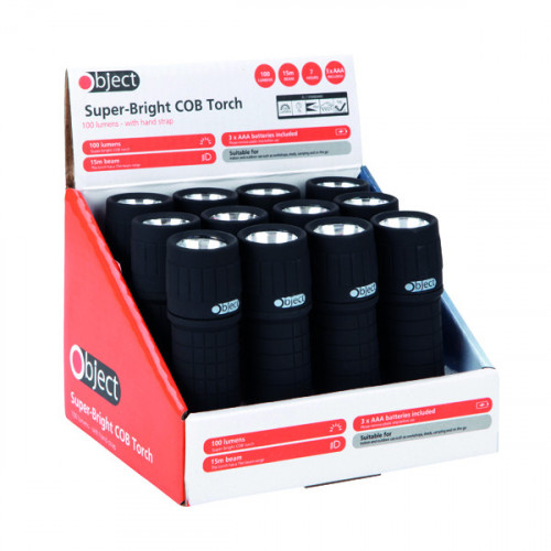 OBJECT LED TORCH 30 LUMENS PK12