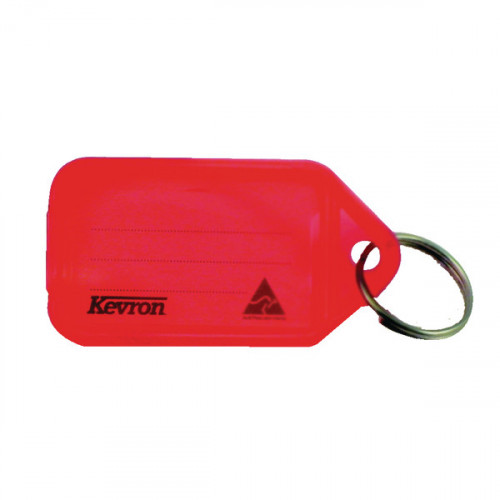 KEVRON CLICKTAG KEY TAG RED PK100