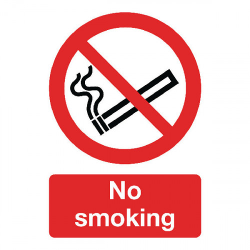 SIGNSLAB A5 210X148 NO SMOKING S/A