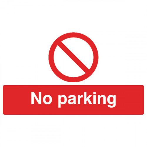 SIGNSLAB NO PARKING PVC ML01929R