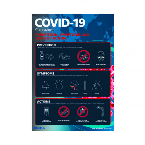 Covid-19 Prevention Symptoms Polypropylene with Adhesive A3 FA063A3ARP
