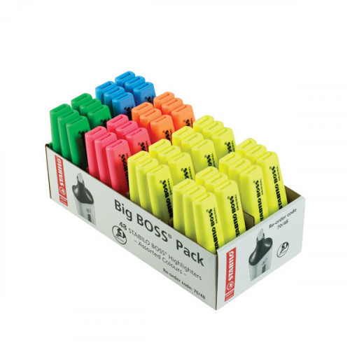 STABILO BOSS ORIGINAL HLER AST PK48