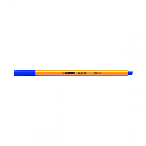 Stabilo Point 88 Fineliner Pen Blue (Pack of 10) 88/41