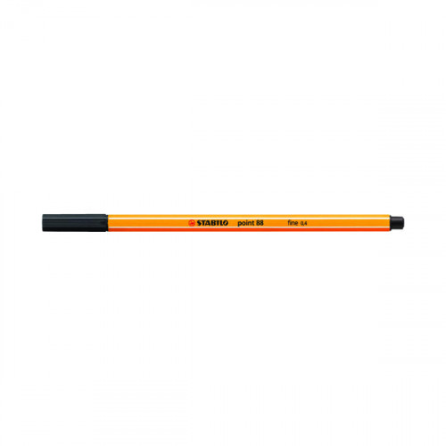 STABILO POINT 88 FLNR PEN BLACK PK10