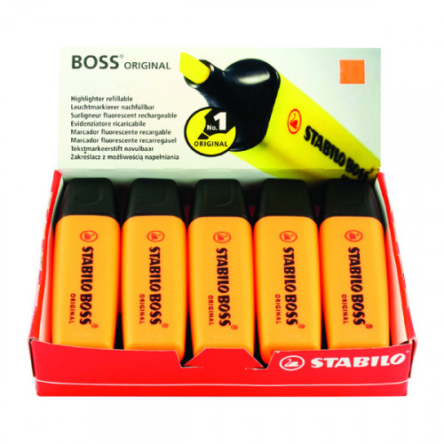 STABILO BOSS ORIGINAL HLER ORG PK10