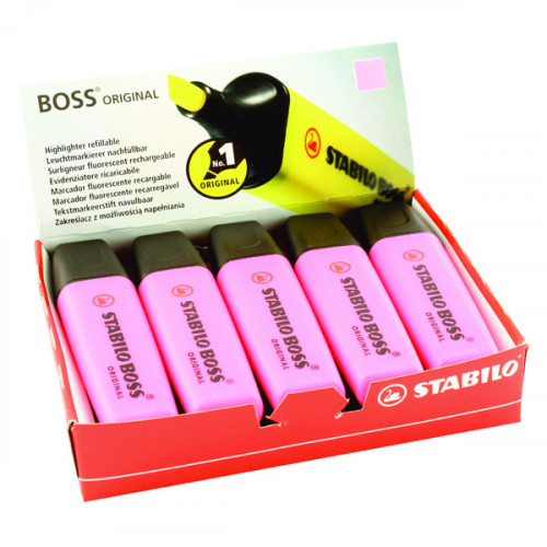 STABILO BOSS ORIGINAL HLER PINK PK10