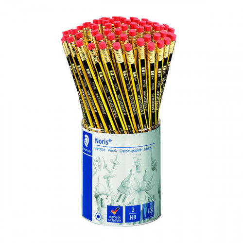 Noris HB Eraser Tip Pencils (Pack of 72) 122KP72