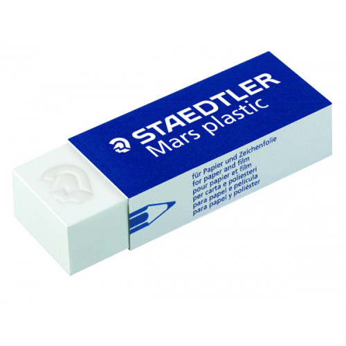 Staedtler Mars Plastic Eraser (Pack of 2) 52650BK2DA
