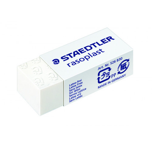 Staedtler Rasoplast Plastic Eraser (Pack of 30) 526-B30