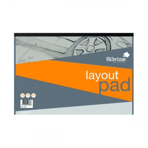 Silvine Layout Pad 80 Sheets A3 A3LP