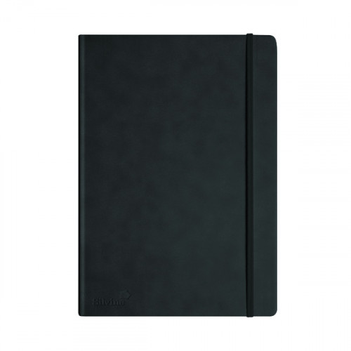 SILVINE EXECUTIVE NBOOK 160P A4 BLK