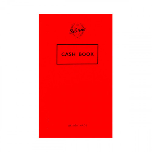 Silvine Plain Cash Book 72 Pages 159x95mm (Pack of 24) 042C-T