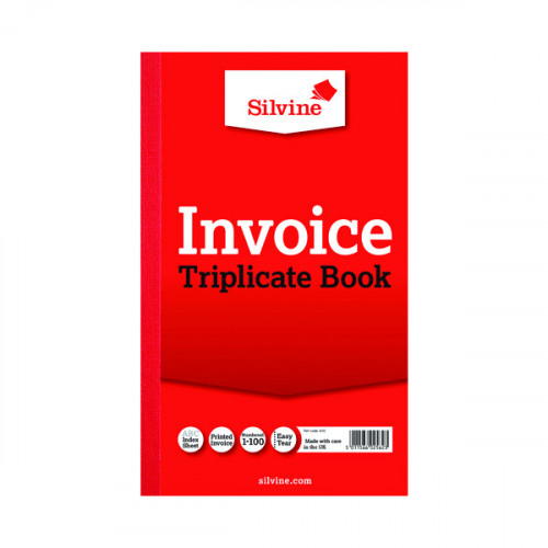 SILVINE DUP INVOICE BOOK 611 PK6