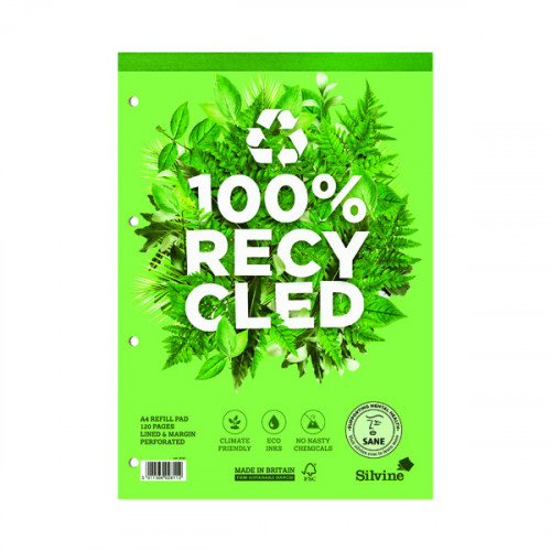 SILVINE PREM RECYCLD A4 WBND NBK PK5