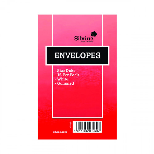 Silvine Duke-Sized Pre-Glued Envelopes 16 (Pack of 36) 317