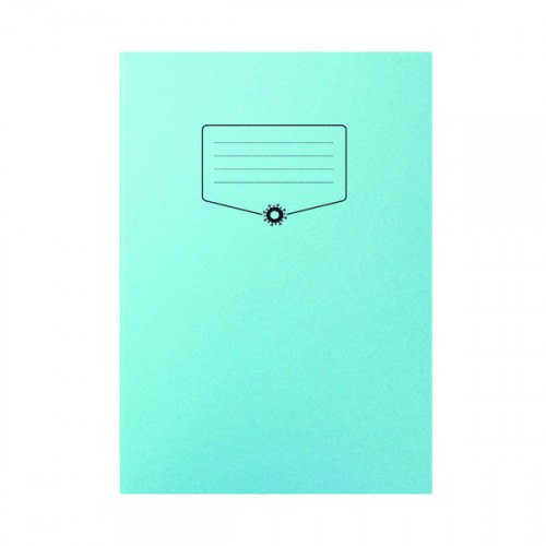 Silvine Bacoff Exercise Book Ruled 7mm Squares A4 Blue (Pack of 10) EXBAC151